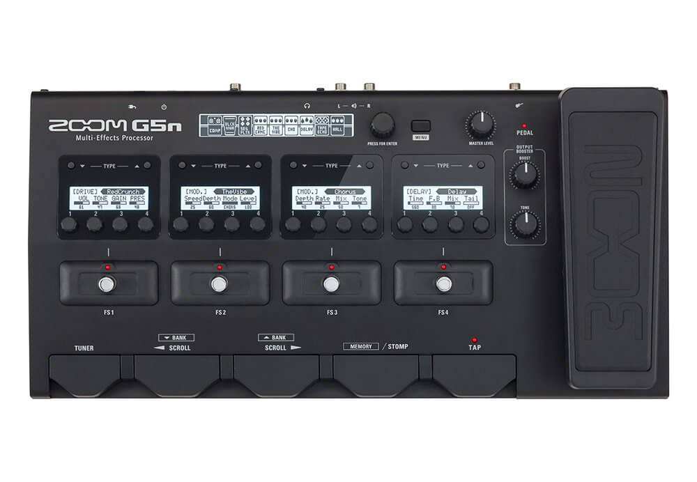 The Zoom G5n Multi Effects Processor